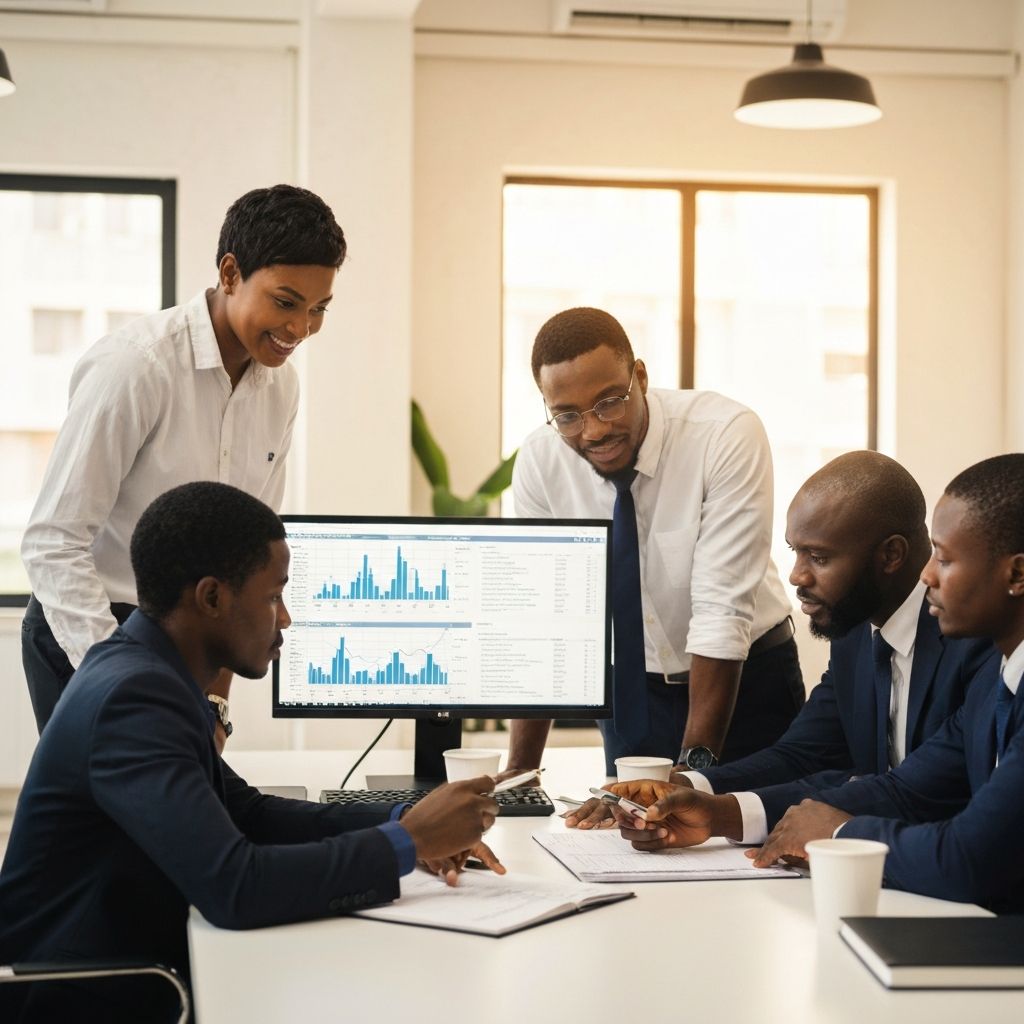 Team of investors collaborating
